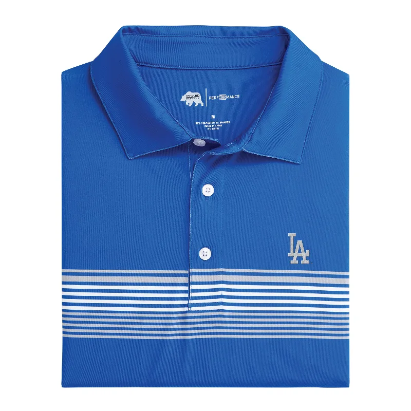 Los Angeles Dodgers Prestwick Printed Performance Polo