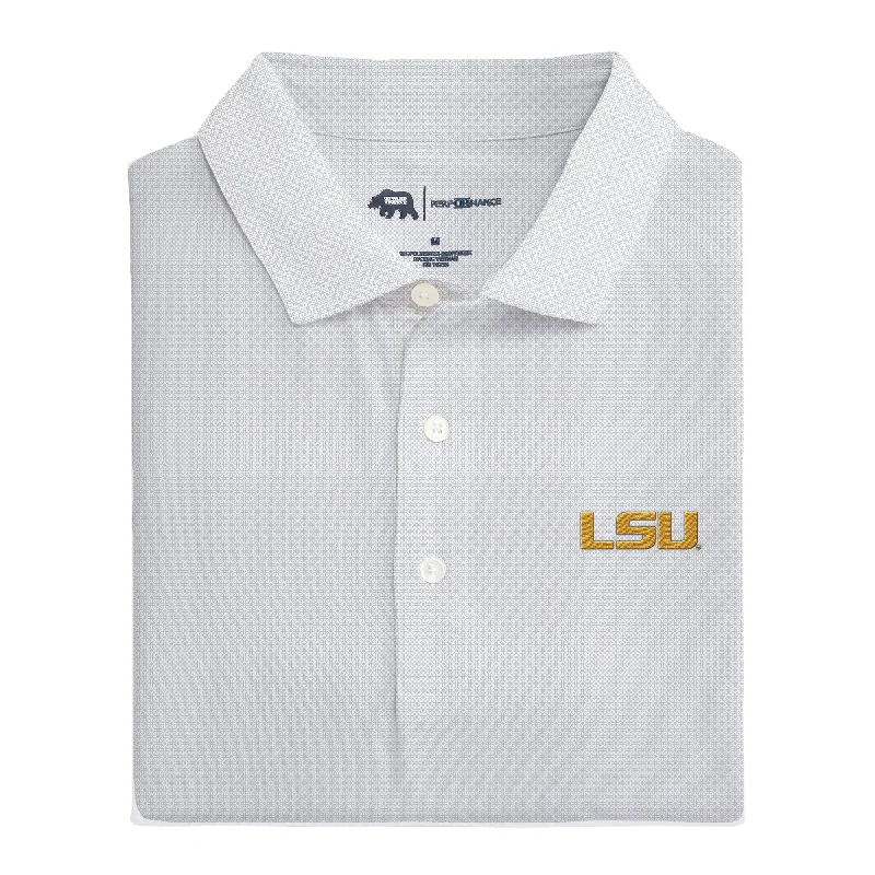 LSU Range Printed Performance Polo