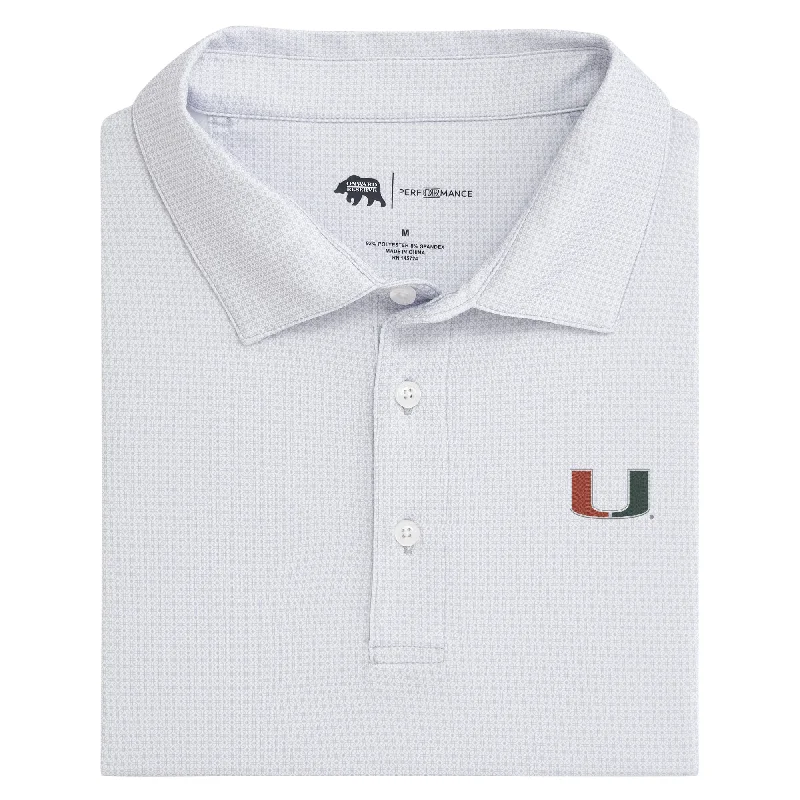 Miami Range Printed Performance Polo