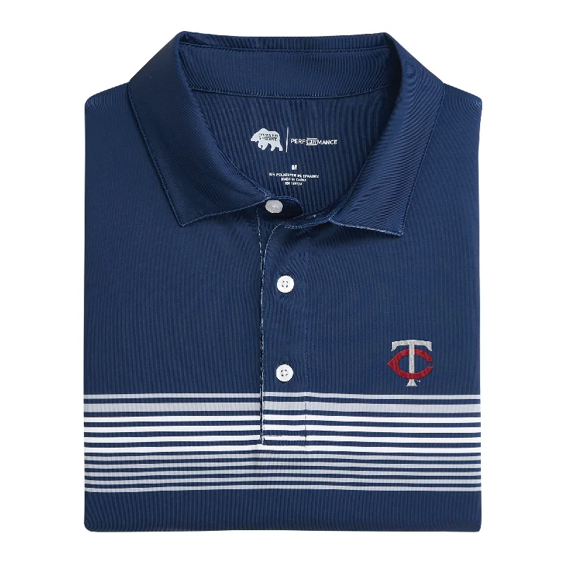 Minnesota Twins Prestwick Printed Performance Polo