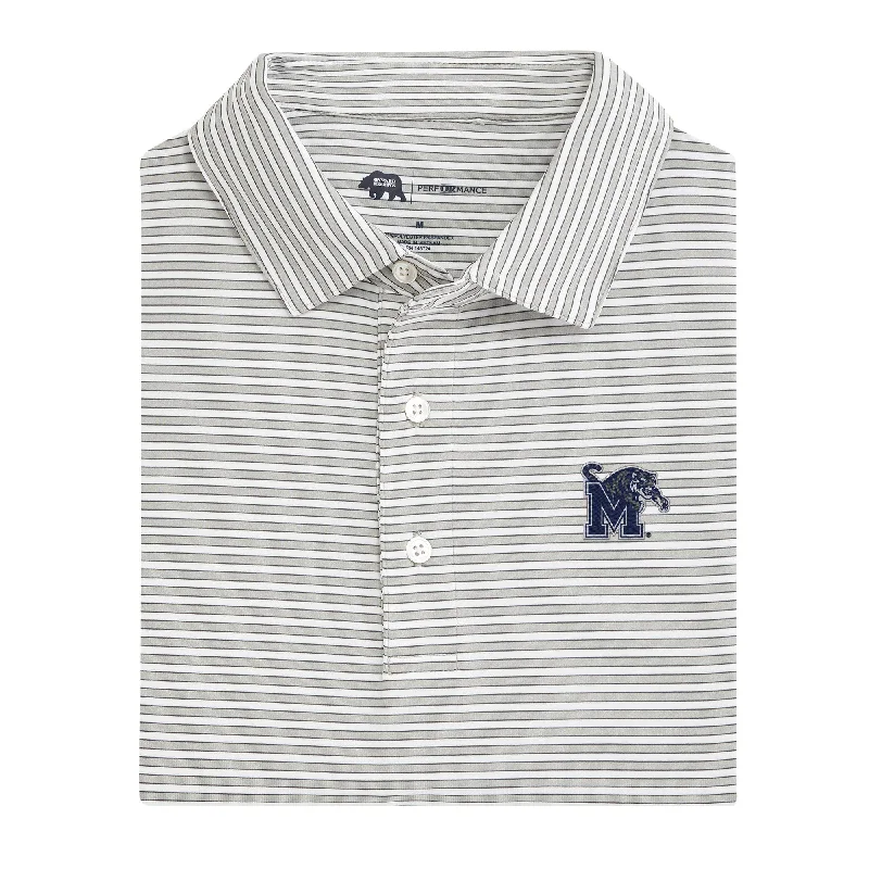 Mulligan Stripe Memphis Performance Polo