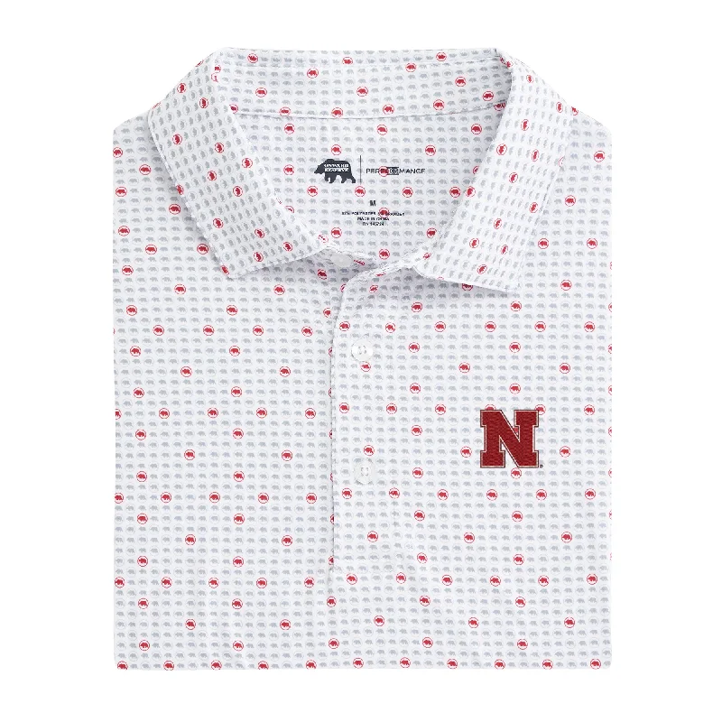 Nebraska Tour Logo Printed Performance Polo