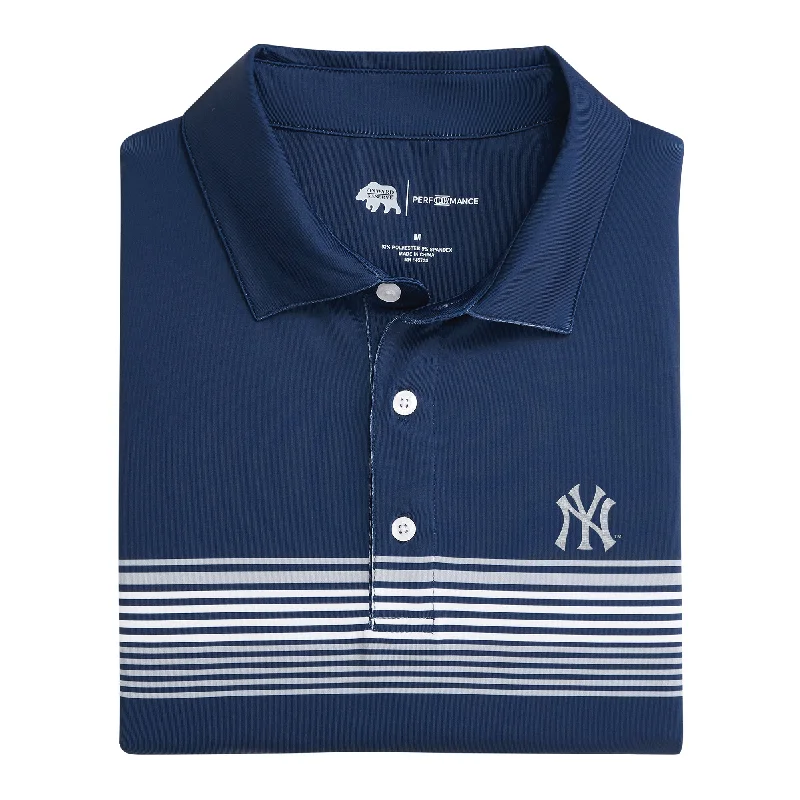 New York Yankees Prestwick Printed Performance Polo