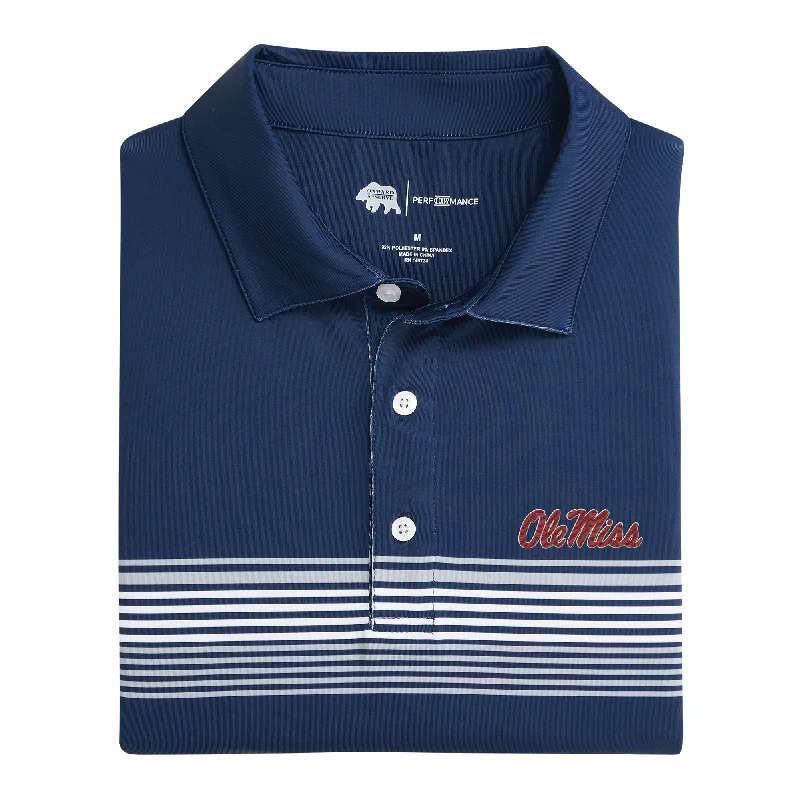 Ole Miss Prestwick Printed Performance Polo