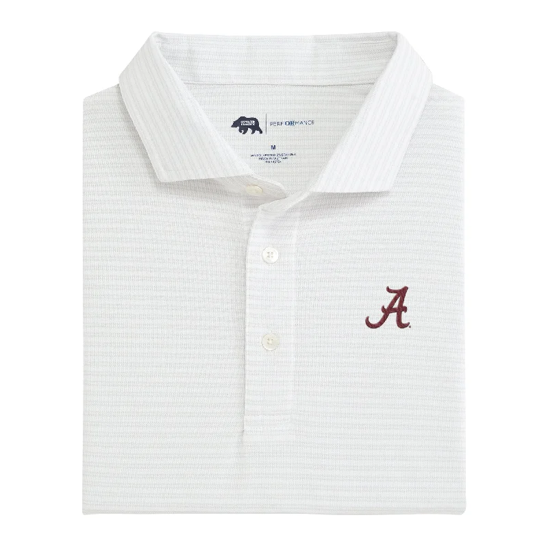 Pairing Stripe Alabama Performance Pique Polo