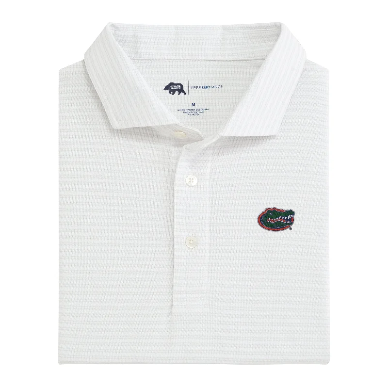 Pairing Stripe Florida Performance Pique Polo