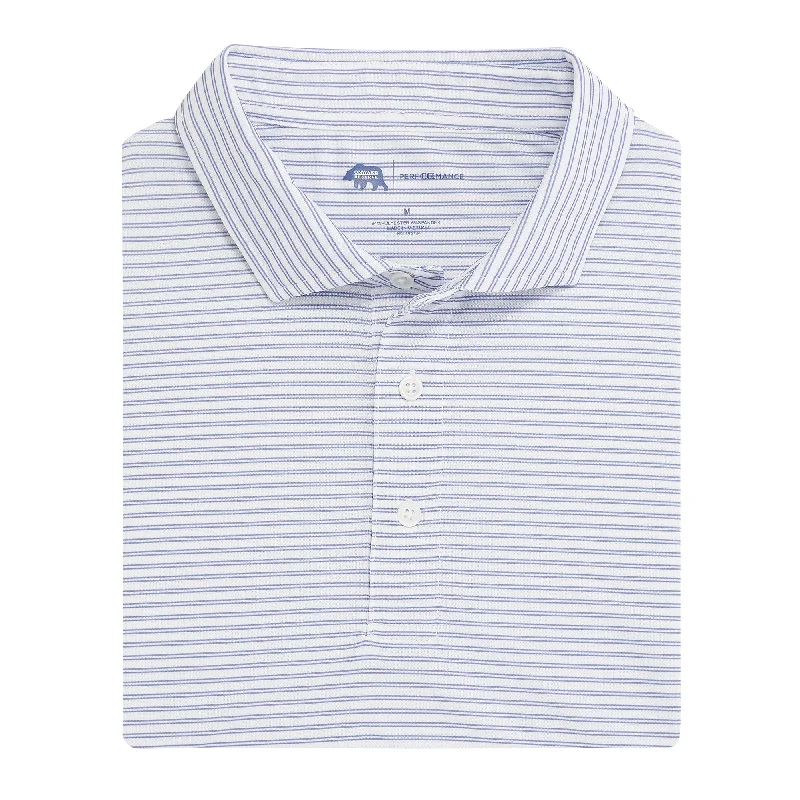 Pairing Stripe Performance Pique Polo