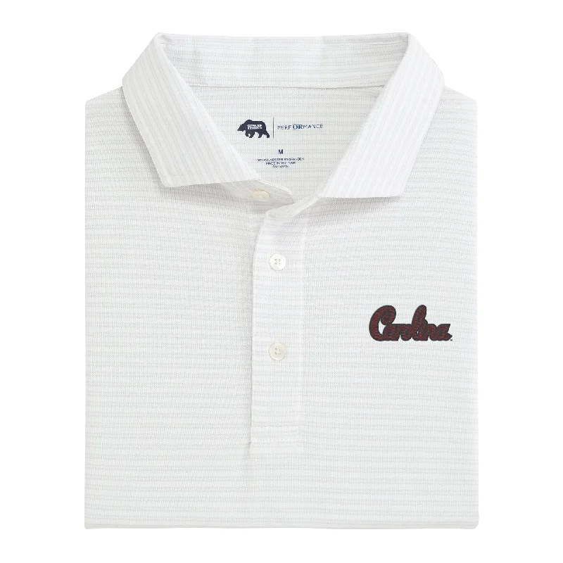 Pairing Stripe South Carolina Script Performance Pique Polo