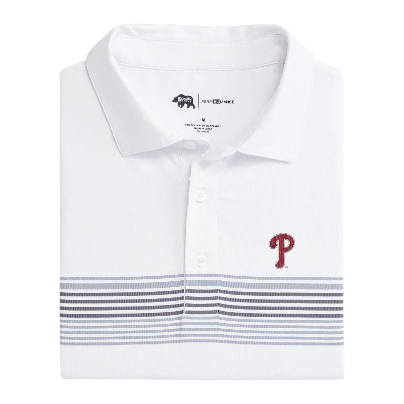 Philadelphia Phillies Prestwick Printed Performance Polo