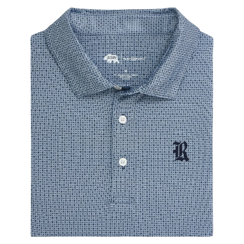 Rice Range Printed Performance Polo