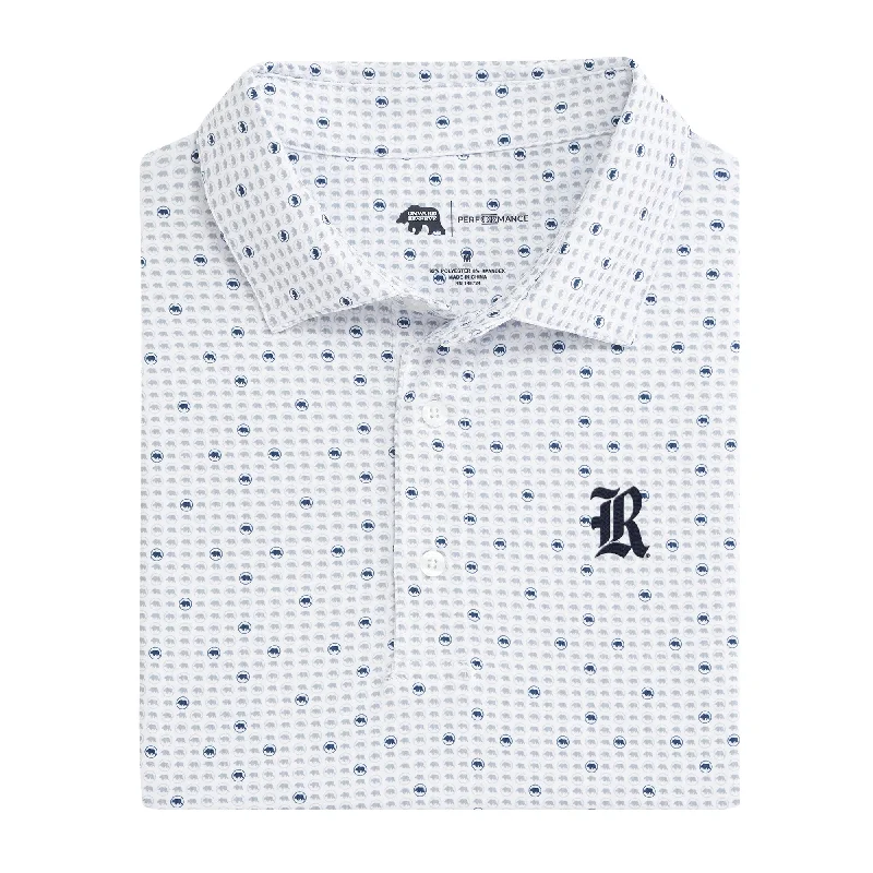 Rice Tour Logo Printed Performance Polo