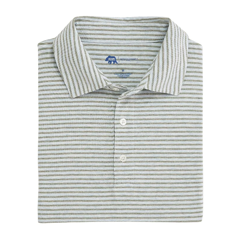 Row Stripe Icon Polo