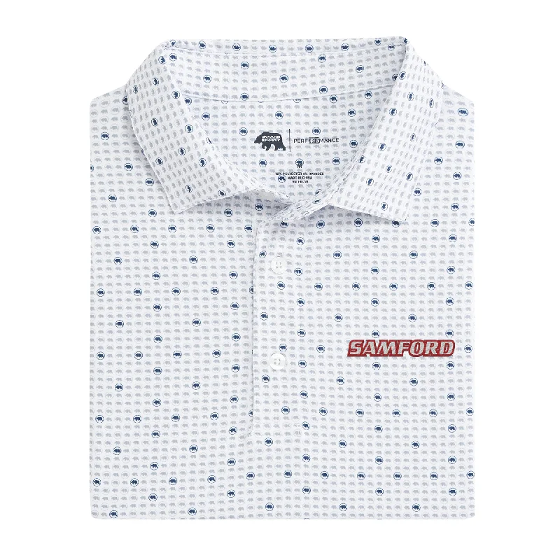 Samford Tour Logo Printed Performance Polo