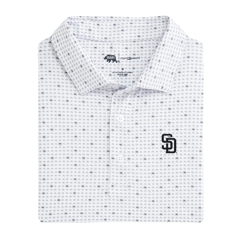 San Diego Padres Tour Logo Printed Performance Polo