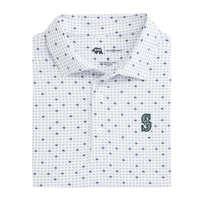 Seattle Mariners Tour Logo Printed Performance Polo