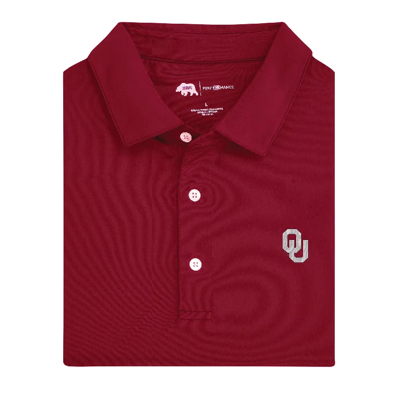 Solid Oklahoma Performance Polo