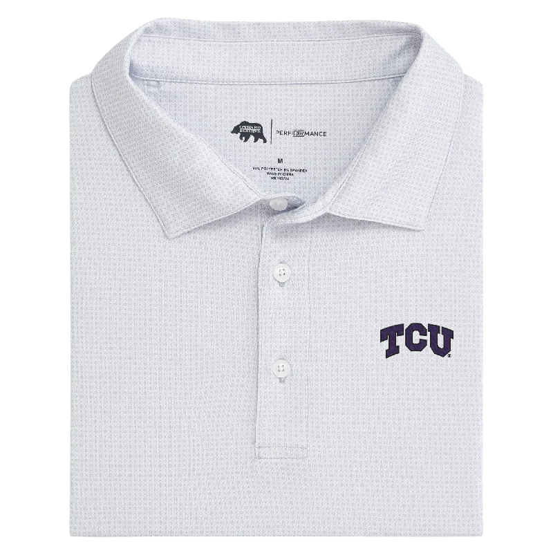 TCU Range Printed Performance Polo