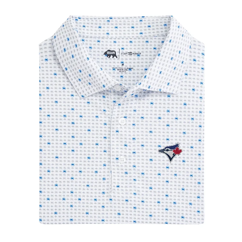 Toronto Blue Jays Tour Logo Printed Performance Polo