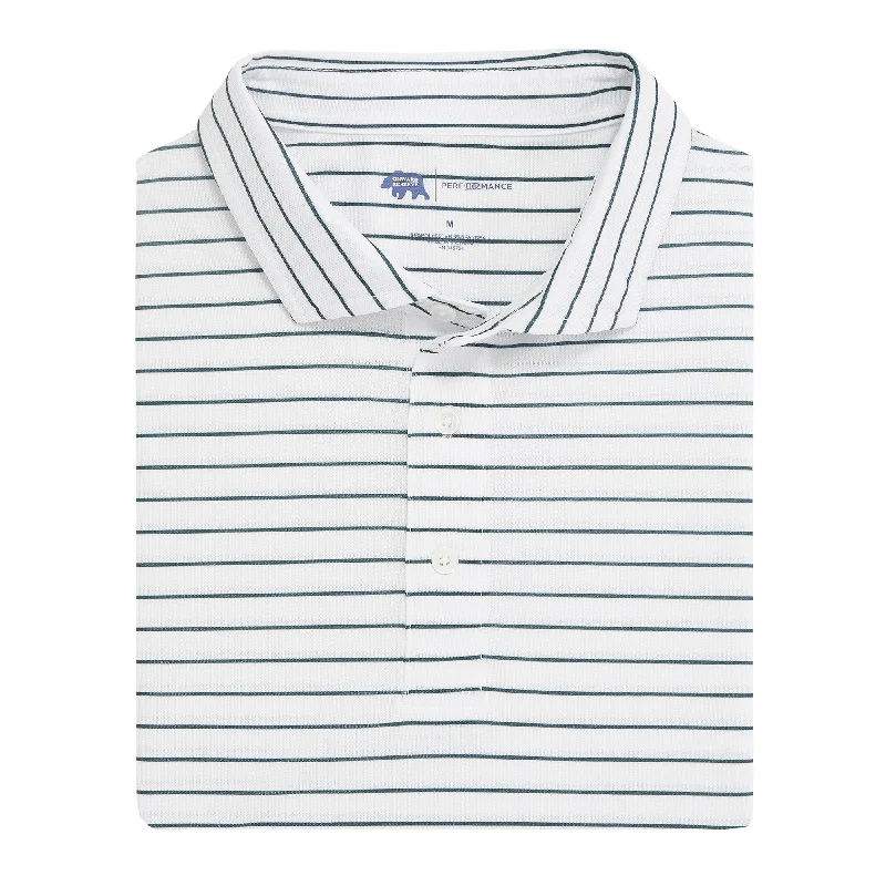 Tourney Stripe Performance Pique Polo