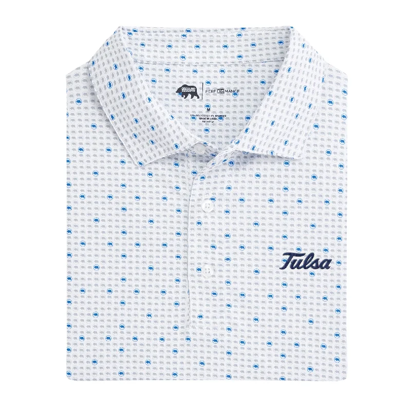 Tulsa Tour Logo Printed Performance Polo