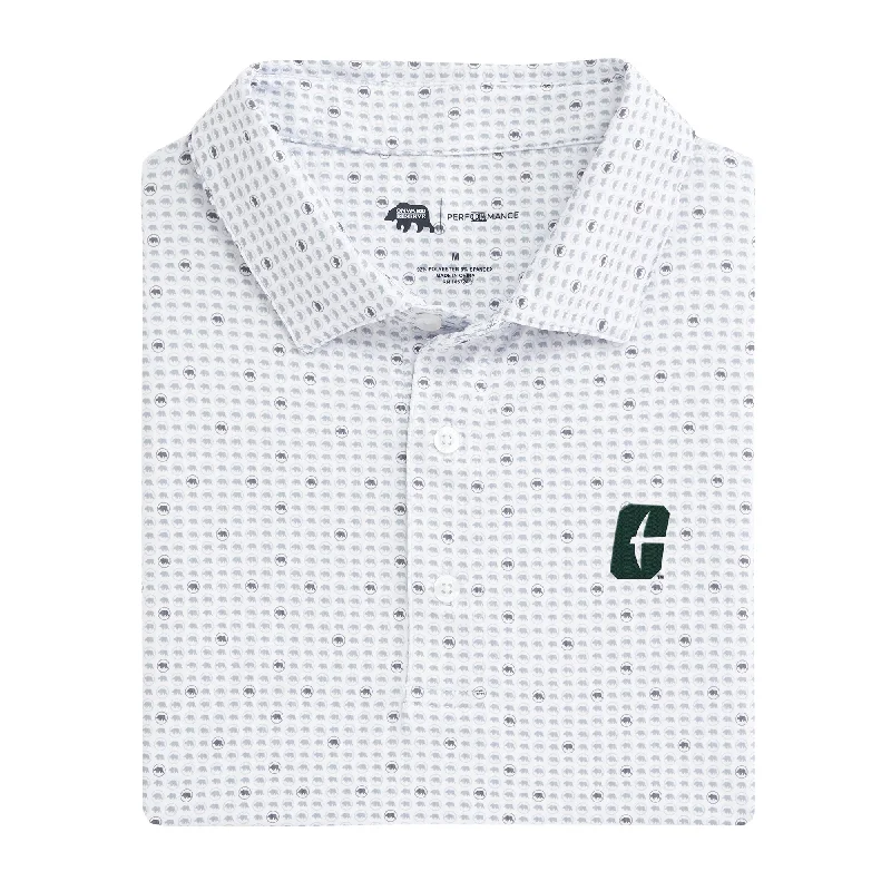 UNC Charlotte Tour Logo Printed Performance Polo