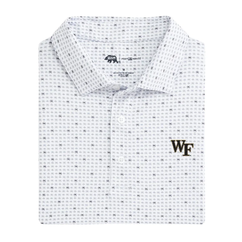 Wake Forest Tour Logo Printed Performance Polo