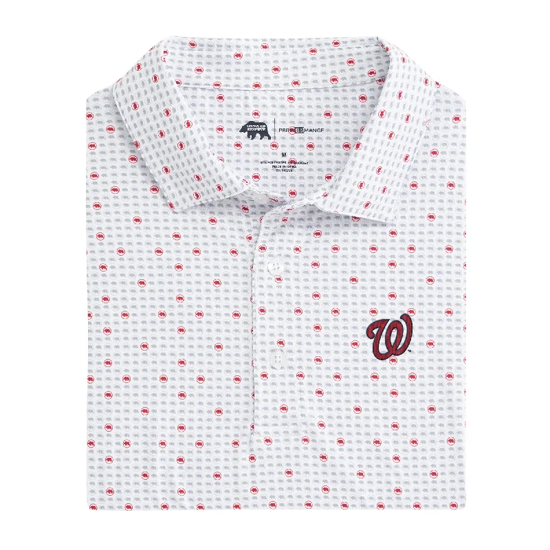 Washington Nationals Tour Logo Printed Performance Polo