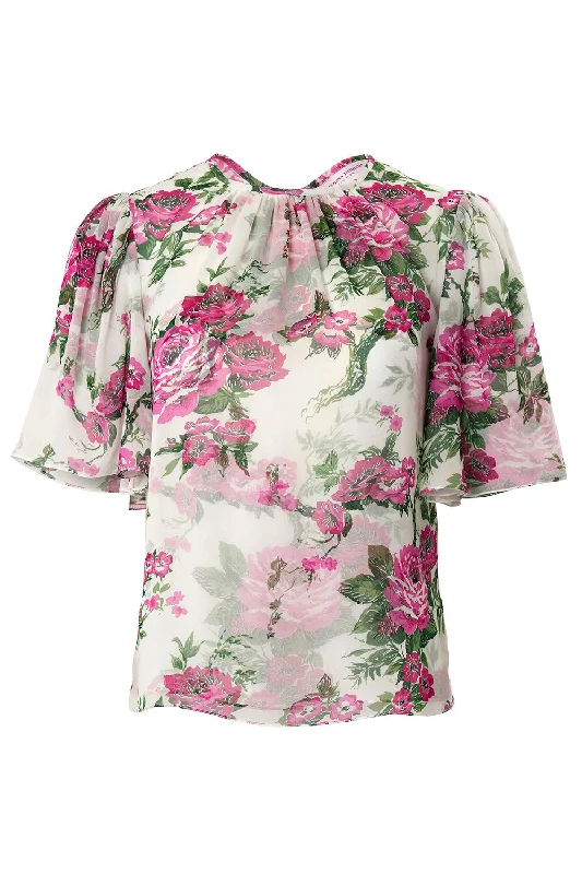 Short Sleeve Floral Top