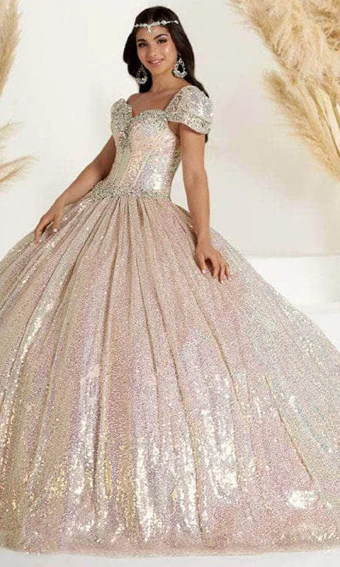 Fiesta Gowns 56450 - Iridescent Sequined Ballgown