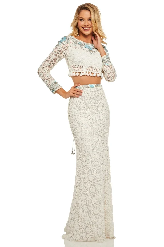 Sherri Hill - 52809 Two Piece Lace Dress